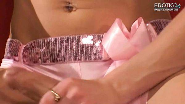 Hot Blonde German MILF Aaliyah Jolie Gives a Commanding Handjob and Cumshot - porntry.com - Germany on v0d.com