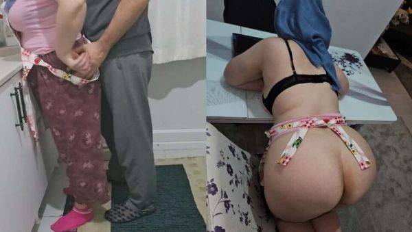 Stepmom Fucks Step Son in Kitchen - Turkish Amateur Homemade MILF - porntry.com - Turkey - Egypt on v0d.com