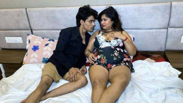 Stepmom Fucks Stepson in Bed - Hindi Audio HD - porntry.com on v0d.com