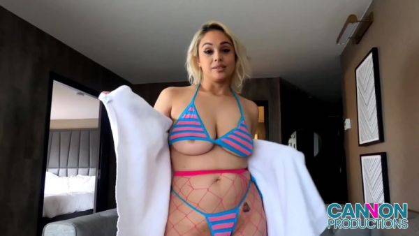 Jeyla Spice - Thick Blonde Latina Will Do Anything To Please Her Man - txxx.com on v0d.com