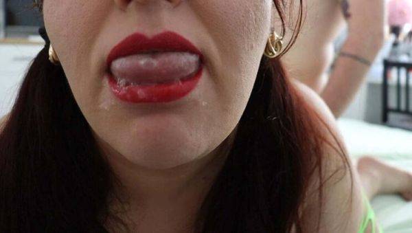 Curvy BBW Gets Pounded Doggy Style and Takes a Huge Cum Load in Her Mouth - xxxfiles.com - Romania on v0d.com