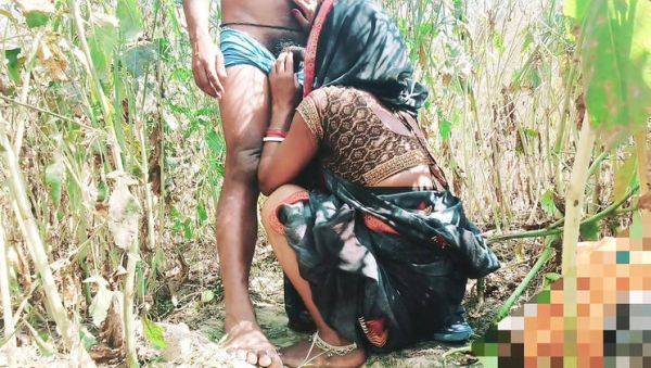 Bengali Bhabhi Fucked Hard in Jungle by Devar - Desi Outdoor Sex with Blowjob and Cumshot - porntry.com - India on v0d.com