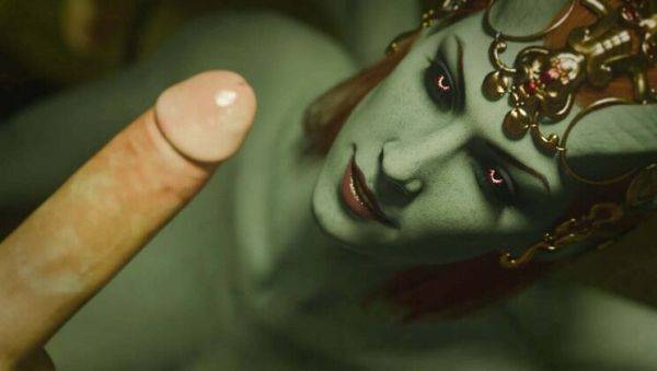 Demon MILF Sucks Big Black Cock Deep in Hot 3D Animation - xxxfiles.com - India on v0d.com