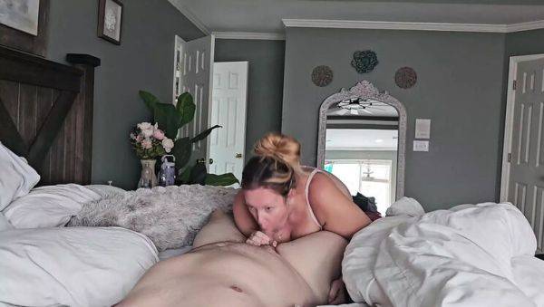 Hot Blonde MILF Cheats on Husband to Get Pregnant - Rugersj Fucks Stepmom Raw - porntry.com - Usa on v0d.com