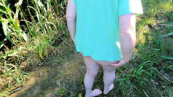 Big Tits Slapped Hard in Cornfield - Outdoor Public BDSM Punishment - xxxfiles.com - Germany on v0d.com