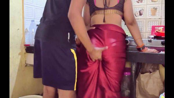 Indian Step Aunt Caught by Boyfriend in Kitchen, Hardcore Sex with Husband on Call - veryfreeporn.com - India on v0d.com