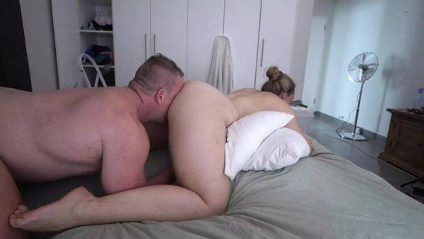Hot MILF Pegging His Ass While He Fucks Her Tight Pussy to Amazing Cumshot - porntry.com - South Africa on v0d.com