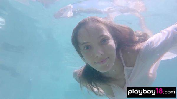Princess Clover In Russian Teasing Under The Water - upornia.com - Russia on v0d.com