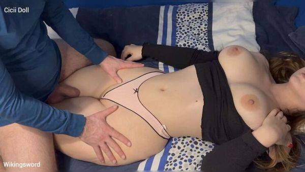 Busty Step Daughter Caught Playing With Herself - Hardcore Fuck & Intense Orgasm - xxxfiles.com on v0d.com