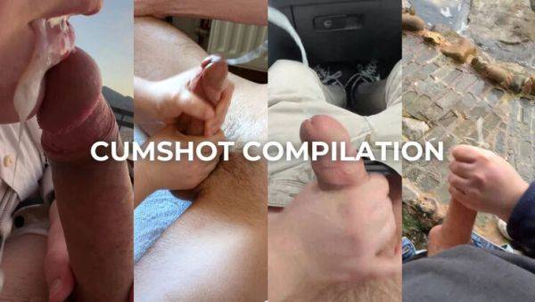 Hot German Amateur Couple - Big Cock Cumshot Compilation #04 - Swallowing Cum & Tits Covered - xxxfiles.com - Germany on v0d.com