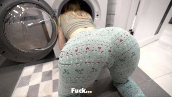 Step Bro Creampies Step Sister Stuck in Washing Machine - Jenny Lux Fucked Hard - xxxfiles.com on v0d.com