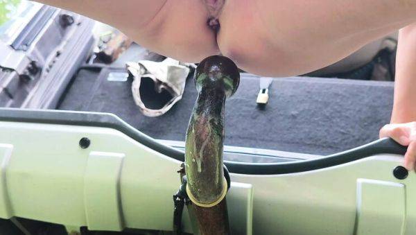 Extreme Car Fuck with Anal Insertion - German MILF Squirting Hardcore - xxxfiles.com - Germany on v0d.com