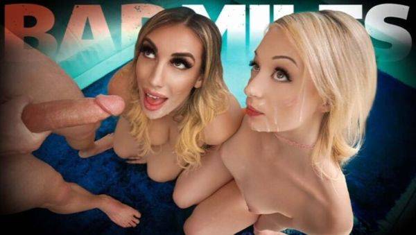 Sex Teacher Says Stepdad's Dick is Best - Cecelia Taylor & Mia James Fuck Hard - xxxfiles.com on v0d.com