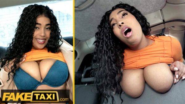 Fake Taxi - Thayana Babyy's Massive Tits & Huge Ass Fuck in HD - xxxfiles.com on v0d.com