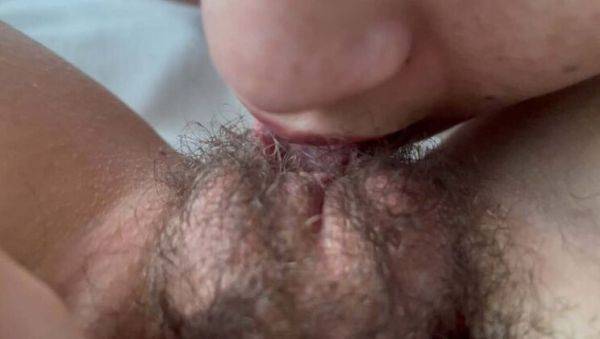 Zoemelissa sucks hairy clit close-up POV - Latina MILF lesbian action - xxxfiles.com - Colombia on v0d.com
