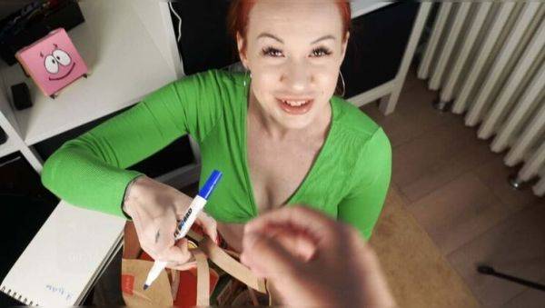Hot Redhead Toma Mur Sucks Dick for Cum Sauce on Chips - POV Blowjob & Deepthroat - veryfreeporn.com - Russia on v0d.com
