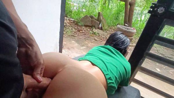 Hot Latina Neighbor Fucks Me Rough in the Garden - Anal Creampie & Big Ass Action! - veryfreeporn.com - Colombia on v0d.com