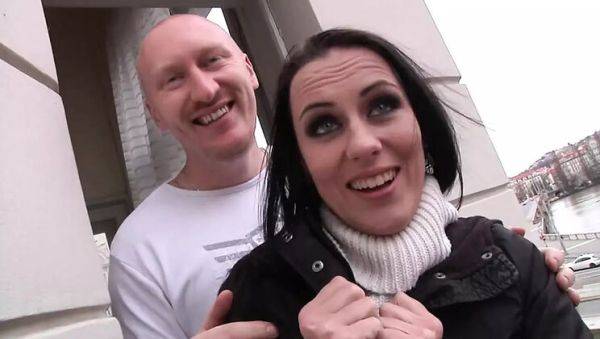 Hot Threesome Anal with Petite Girls Lucy Bell & Mea Melone - Big Cock DP & Cum in Mouth - porntry.com - Germany on v0d.com