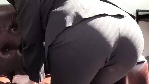 Office Boss Sara Haneda Gets Facial & Cumshot in Standing Fuck - Low Angle Panty Flash - veryfreeporn.com on v0d.com