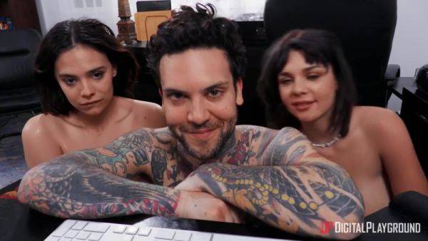 Gabbie Carter And Violet Starr - Hottest Sex Clip Threesome Great - txxx.com on v0d.com