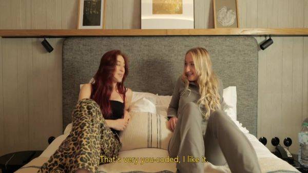 Chloe Chevalier And Madelaine Rousset - Truth Or Dare Turning French Girls Into Lesbians - Strap-on-me Toy 10 Min - videohdzog.com - France on v0d.com