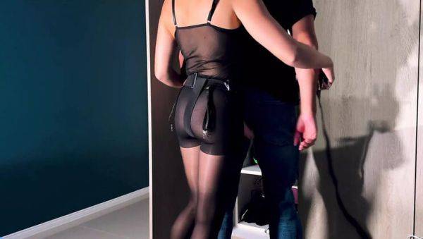 Mistress Taly Pegs Him Hard Before Work - Rough Femdom Strapon Action - xxxfiles.com - Israel on v0d.com