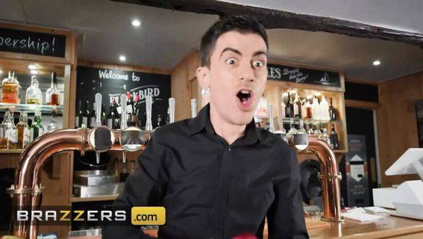 Zoe Grey Squirts Hard on Bartender's Big Cock - Brazzers Bar Fuck - porntry.com on v0d.com