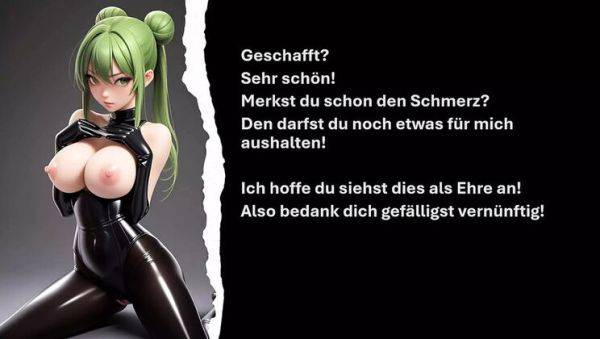 Rubber Cock Humiliation - German Femdom JOI with CBT Torture & CEI - xxxfiles.com - Germany on v0d.com