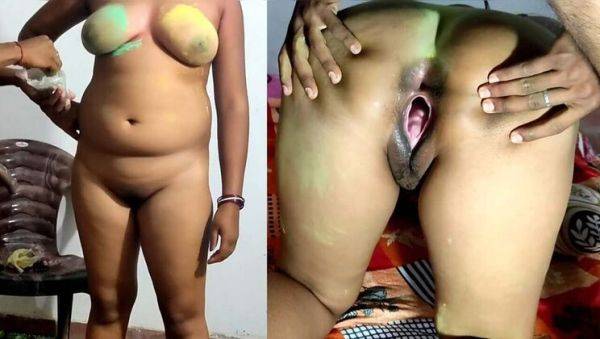 Indian Holi Special Fuck - Desi Bhabhi Hardcore Sex in Hindi 4K - veryfreeporn.com - India on v0d.com