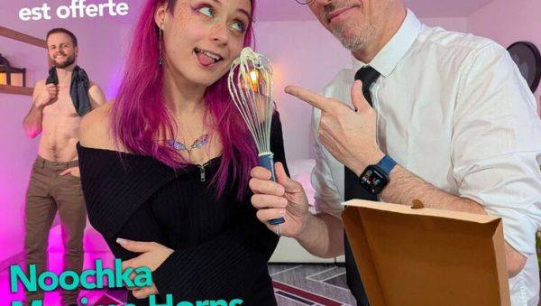 Noochka Gets Rough Pegging & Creampie Next to Her Date - French Amateur Fuck - veryfreeporn.com - France on v0d.com