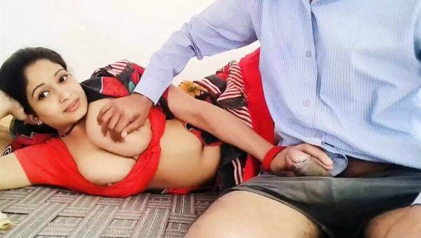 Hot Indian Aunty Catches Me Jerking Off - Fingering Her Wet Pussy & Hardcore Fuck With Hindi Moans - porntry.com - India on v0d.com