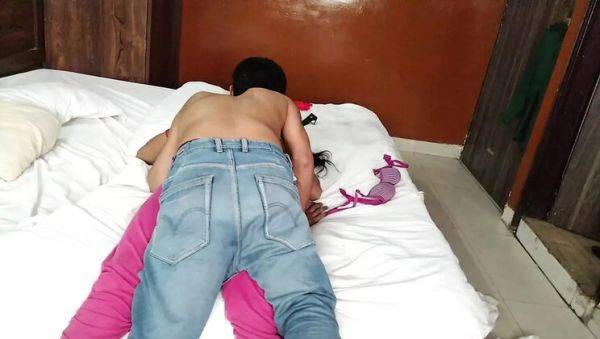 Bhaiya Fucks His Sali Hard in Doggystyle - Big Tits Desi Girl Moans Loud - xxxfiles.com - India on v0d.com