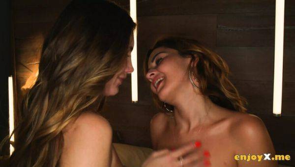 Hot blonde lesbians Mary Rock & Agatha Vega fuck with big dildos in 4K - nasty pussy licking & toy play - xxxfiles.com on v0d.com