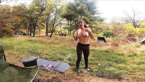 Hot Stepmom Flashes Her Tight Pantyhose Ass While Camping - Sammi Starfish - xxxfiles.com - Usa on v0d.com
