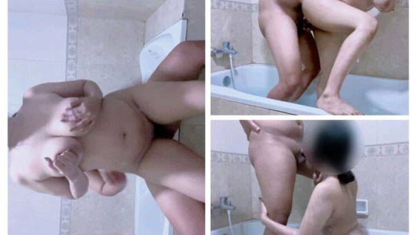 Hot Indonesian Widow Fucks Her Assistant in Bathroom - Big Tits Amateur Sex - xxxfiles.com - Indonesia on v0d.com