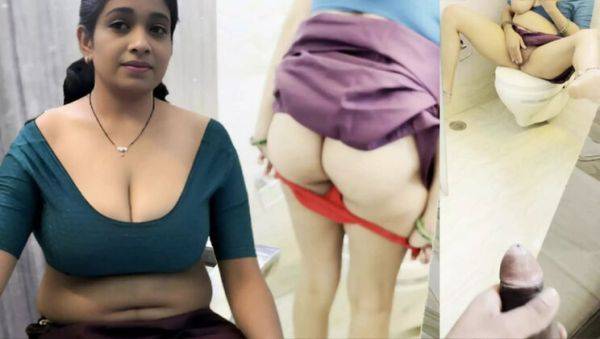 Desi Bhabhi Caught Changing Clothes - Doggy Fuck & Pee in Bathroom - xxxfiles.com - India on v0d.com