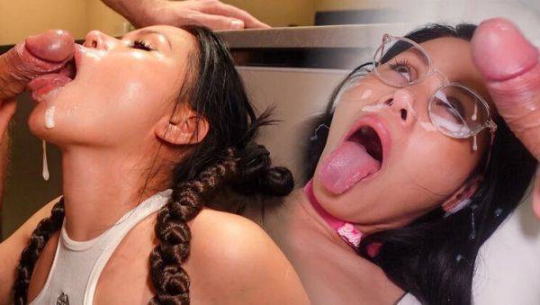 Vina Moon Takes Massive Facial Cumshot Compilation - Big Tits, Blowjob & Cum on Face - xxxfiles.com on v0d.com