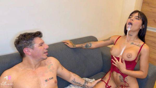 Stepdad fucks petite teen stepdaughter rough - Athenea Rose takes big cock - xxxfiles.com - Colombia on v0d.com