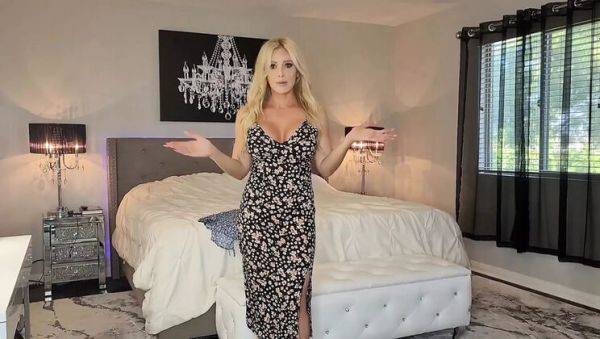 Blonde MILF Danielle Renae Shows Off Her Big Tits in Sexy Summer Dress Try-On - xxxfiles.com on v0d.com