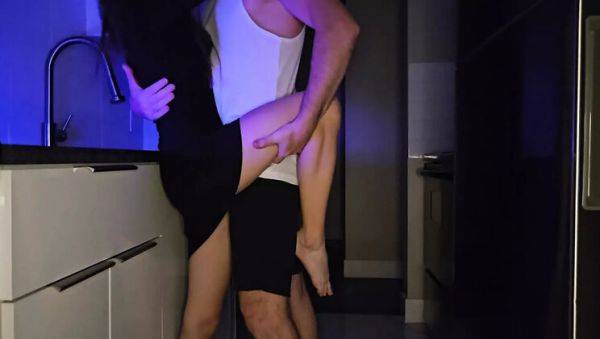 Petite Teen Moans Loud in Kitchen - Homemade Amateur Sex - xxxfiles.com on v0d.com