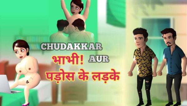 Hot Indian Bhabhi Takes Two Big Cocks in Her Holes - Hardcore Threesome DP - Part 2 - xxxfiles.com - India on v0d.com