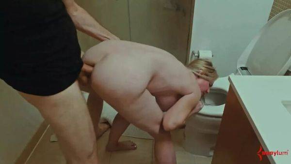 Rebel Rhyder takes rough anal and nasty rimjob in bathroom - hardcore BDSM slut - veryfreeporn.com on v0d.com