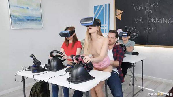 Blonde Molly Little Gets Sneaky VR Blowjob Lesson From Kyle Mason - Cumshot & Big Cock - veryfreeporn.com on v0d.com