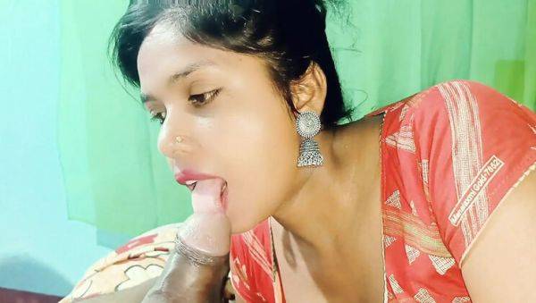 Desi Bhabhi Somausha Sucks Big Dick and Swallows Cum - Indian Village Sex - porntry.com - India on v0d.com