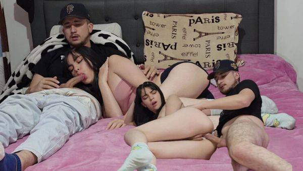Laura in Sexy Pajamas Fucks Her Guest Hard - Doggystyle & Cowgirl Action! - porntry.com - Colombia on v0d.com