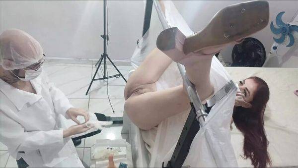 Young Latina Gynecologist Uses Numbing Gel to Examine 19-Year-Old Patient - porntry.com on v0d.com