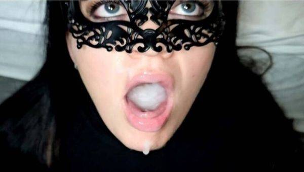Amateur MILF Millie Fox Swallows Huge Cum Load After 2 Days - Homemade Blowjob & Cum in Mouth - porntry.com on v0d.com