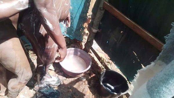 Hot Kenyan Maid Takes Big Dick Doggy Style in Shower - veryfreeporn.com - Kenya on v0d.com