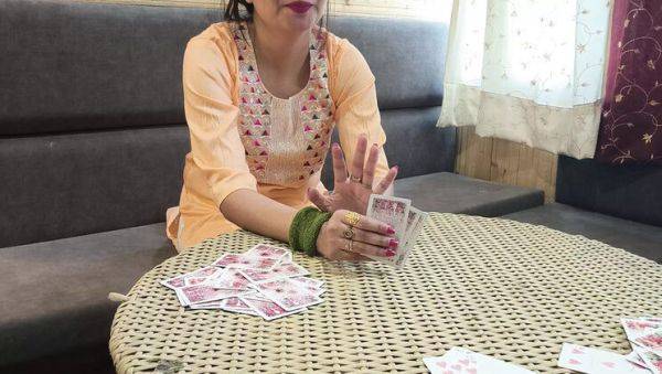 Desi Bhabhi Loses Pussy in Hot Card Game - Stepsister Fucked Hard - veryfreeporn.com - India on v0d.com
