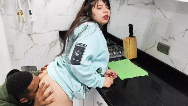 Jennie Sweet Gets Fucked Hard in the Kitchen by Rioc69 - Big Tits & Big Cock Action! - veryfreeporn.com - Colombia on v0d.com